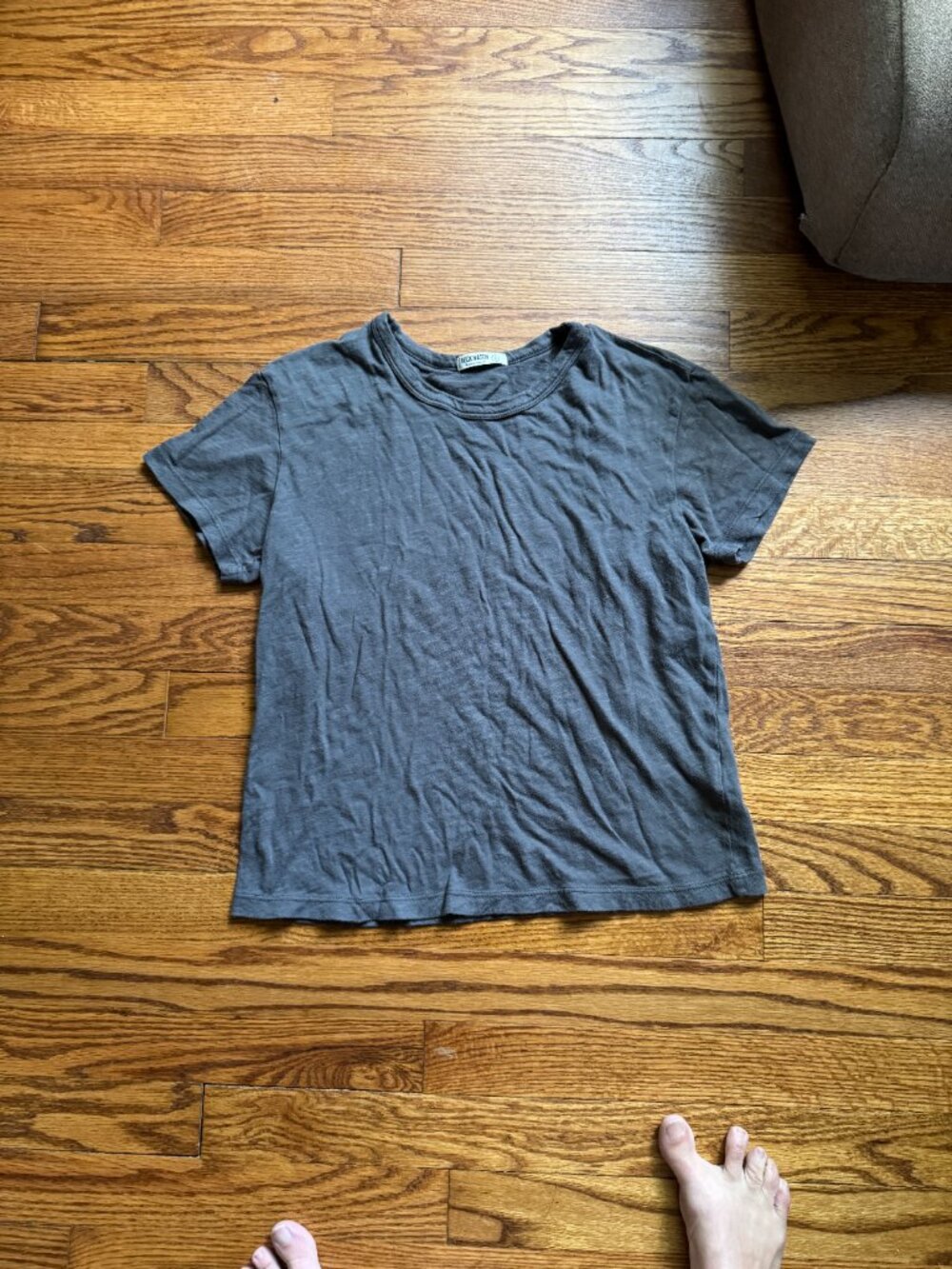 Buck Mason Slub Easy Crew, Size Small